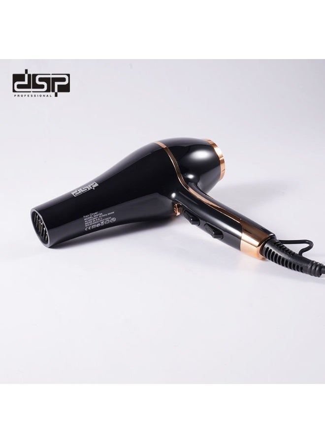 دي اس بي مجفف شعر احترافي من طراز DSP 30215 للاستخدام في صالونات التجميل، مزود بمحرك تيار متردد بقوة 2000 واط، سرعتان وإعدادان للحرارة، مع وظيفة الهواء البارد ومجموعة سيروم الكيراتين. - Image 5